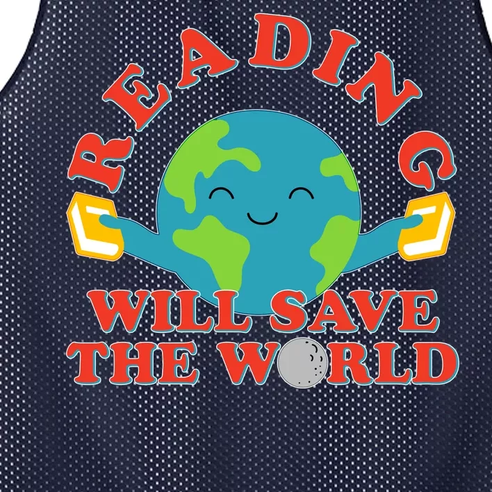 Reading Will Save The World Mesh Reversible Basketball Jersey Tank