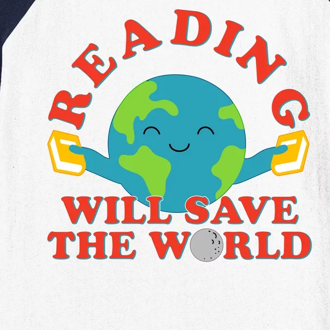 Reading Will Save The World Baseball Sleeve Shirt