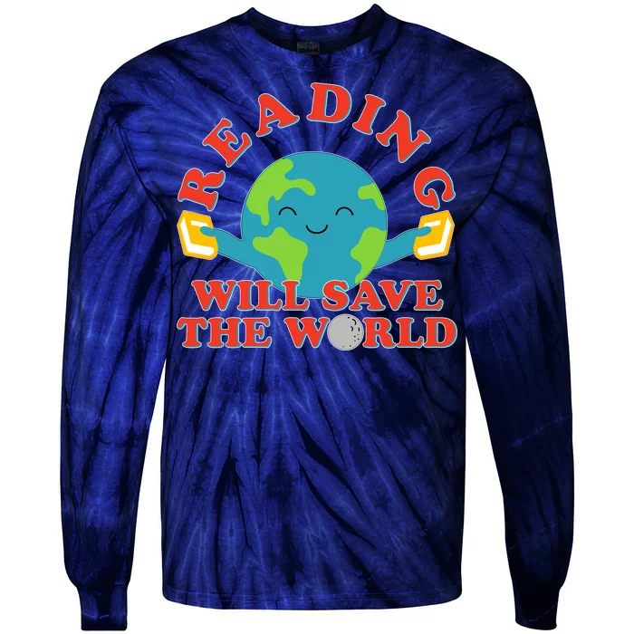 Reading Will Save The World Tie-Dye Long Sleeve Shirt