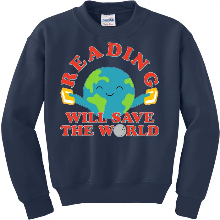 Reading Will Save The World Kids Sweatshirt