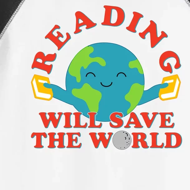 Reading Will Save The World Toddler Fine Jersey T-Shirt