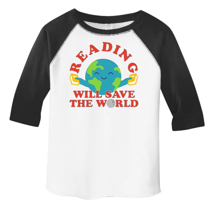 Reading Will Save The World Toddler Fine Jersey T-Shirt