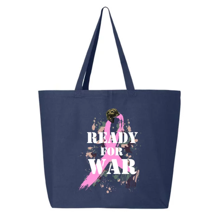 Ready For War Breast Cancer 25L Jumbo Tote