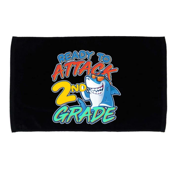 Ready to Attack 2nd Grade Shark Microfiber Hand Towel