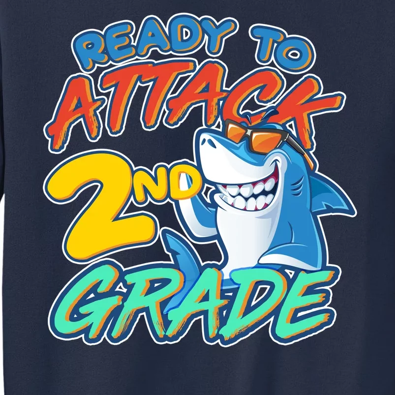 Ready to Attack 2nd Grade Shark Sweatshirt