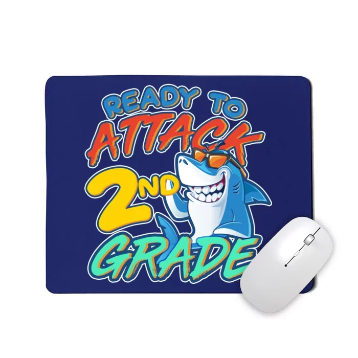 Ready to Attack 2nd Grade Shark Mousepad