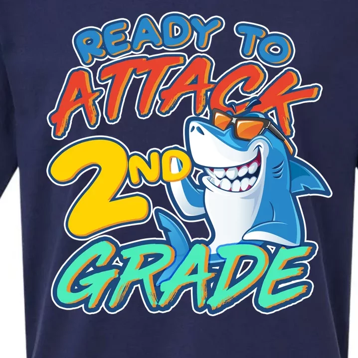 Ready to Attack 2nd Grade Shark Sueded Cloud Jersey T-Shirt