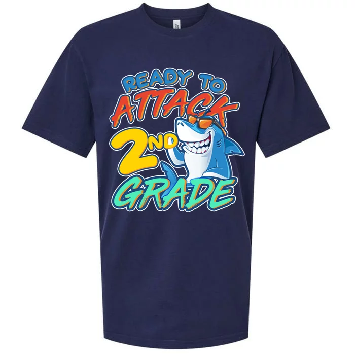 Ready to Attack 2nd Grade Shark Sueded Cloud Jersey T-Shirt