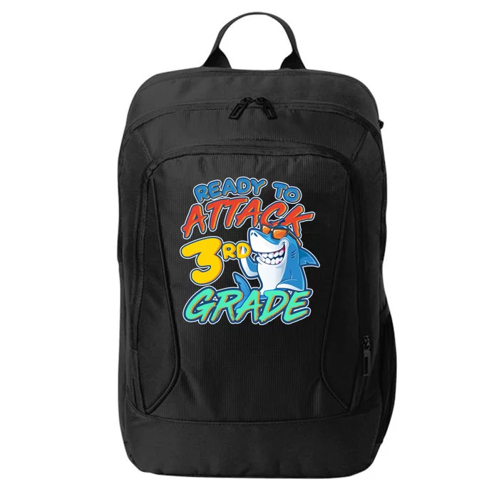 Ready To Attack 3rd Grade Shark City Backpack