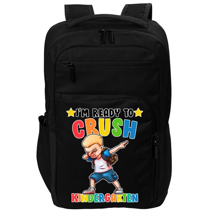 Ready To Crush Kindergarten Dabbing Boy Impact Tech Backpack