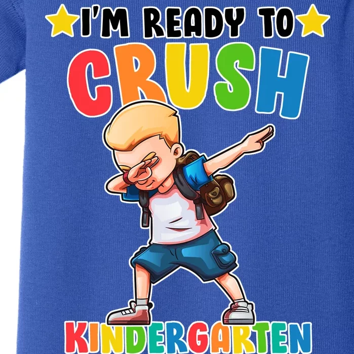 Ready To Crush Kindergarten Dabbing Boy Baby Bodysuit