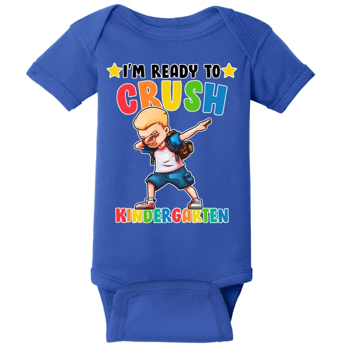 Ready To Crush Kindergarten Dabbing Boy Baby Bodysuit