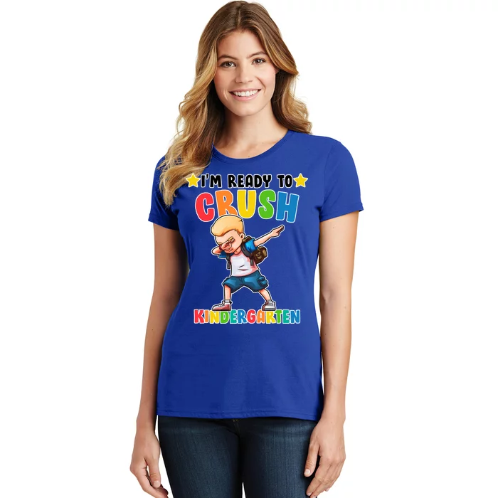 Ready To Crush Kindergarten Dabbing Boy Women's T-Shirt