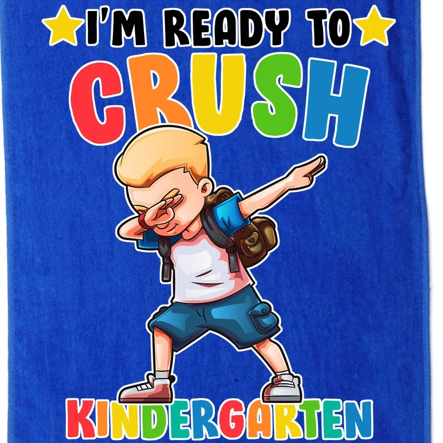 Ready To Crush Kindergarten Dabbing Boy Platinum Collection Golf Towel