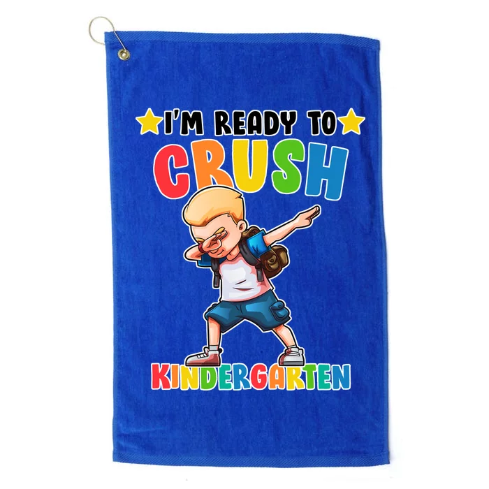 Ready To Crush Kindergarten Dabbing Boy Platinum Collection Golf Towel