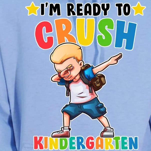 Ready To Crush Kindergarten Dabbing Boy Unisex Surf Hoodie