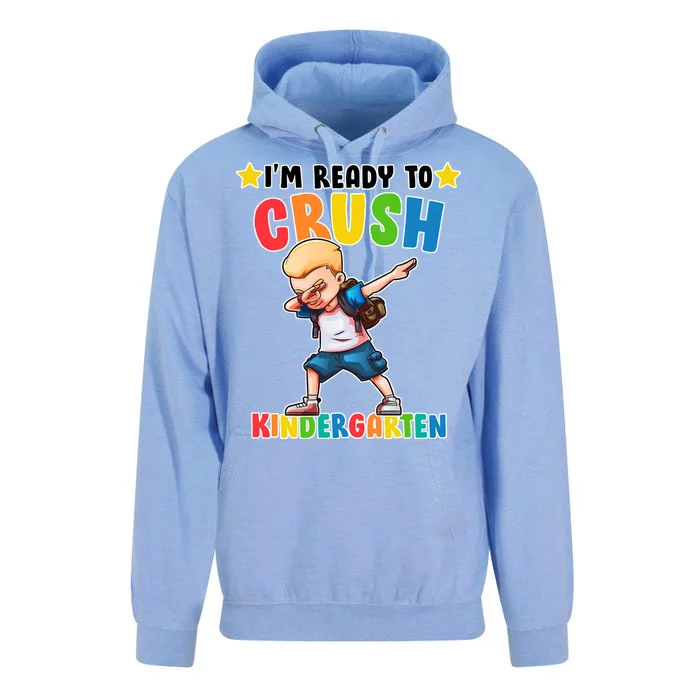 Ready To Crush Kindergarten Dabbing Boy Unisex Surf Hoodie