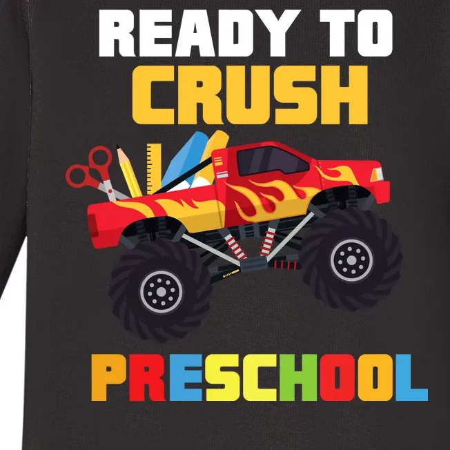 Ready To Crush Preschool Baby Long Sleeve Bodysuit