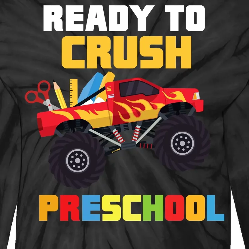 Ready To Crush Preschool Tie-Dye Long Sleeve Shirt