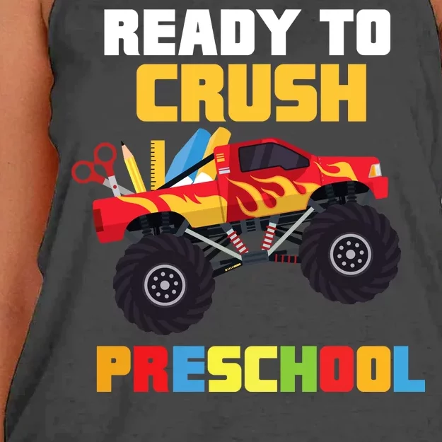 Ready To Crush Preschool Women's Knotted Racerback Tank