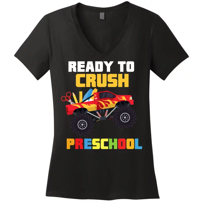 Ready To Crush Preschool Women's V-Neck T-Shirt