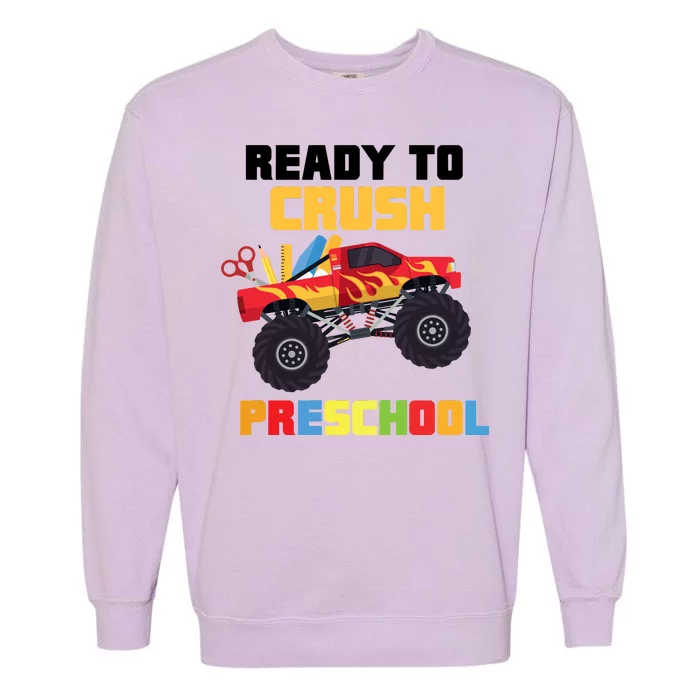 Ready To Crush Preschool Garment-Dyed Sweatshirt