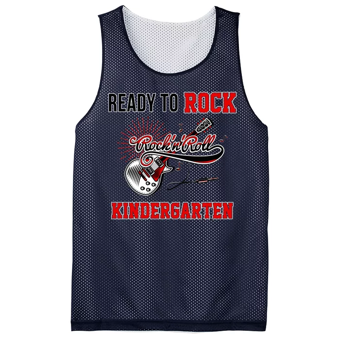 Ready To Rock Kindergarten Mesh Reversible Basketball Jersey Tank