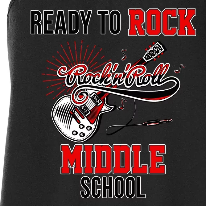 Ready To Rock Middle School Women's Racerback Tank