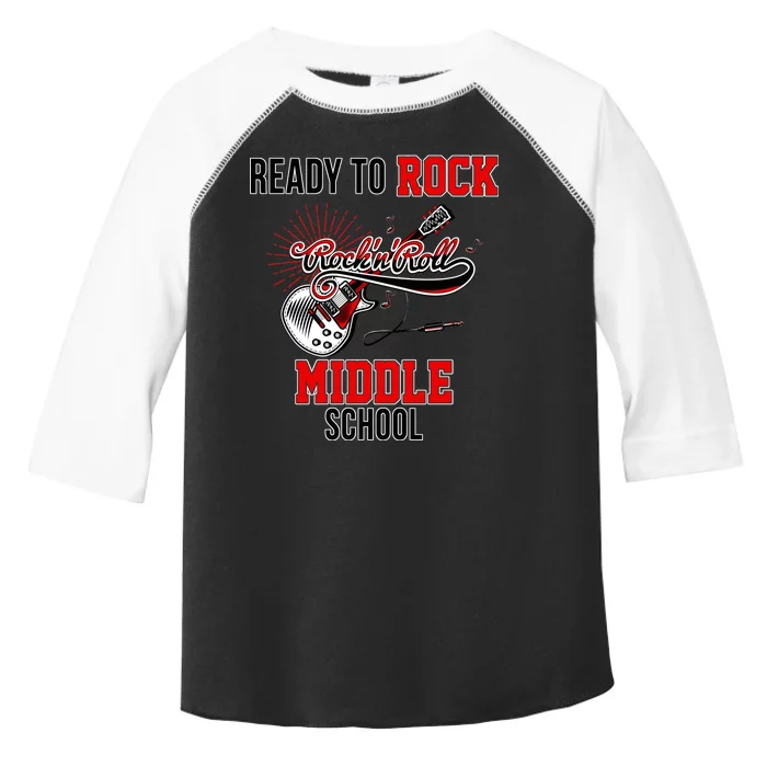 Ready To Rock Middle School Toddler Fine Jersey T-Shirt