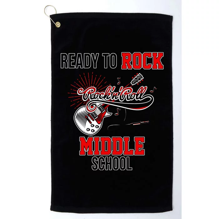 Ready To Rock Middle School Platinum Collection Golf Towel