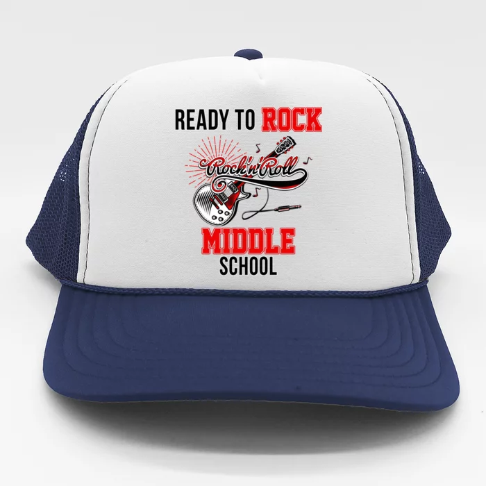 Ready To Rock Middle School Trucker Hat