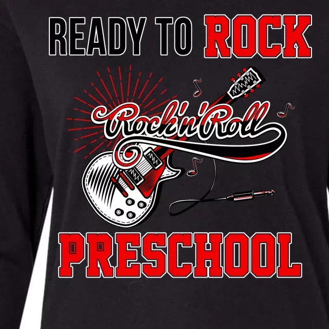 Ready To Rock Preschool Womens Cotton Relaxed Long Sleeve T-Shirt