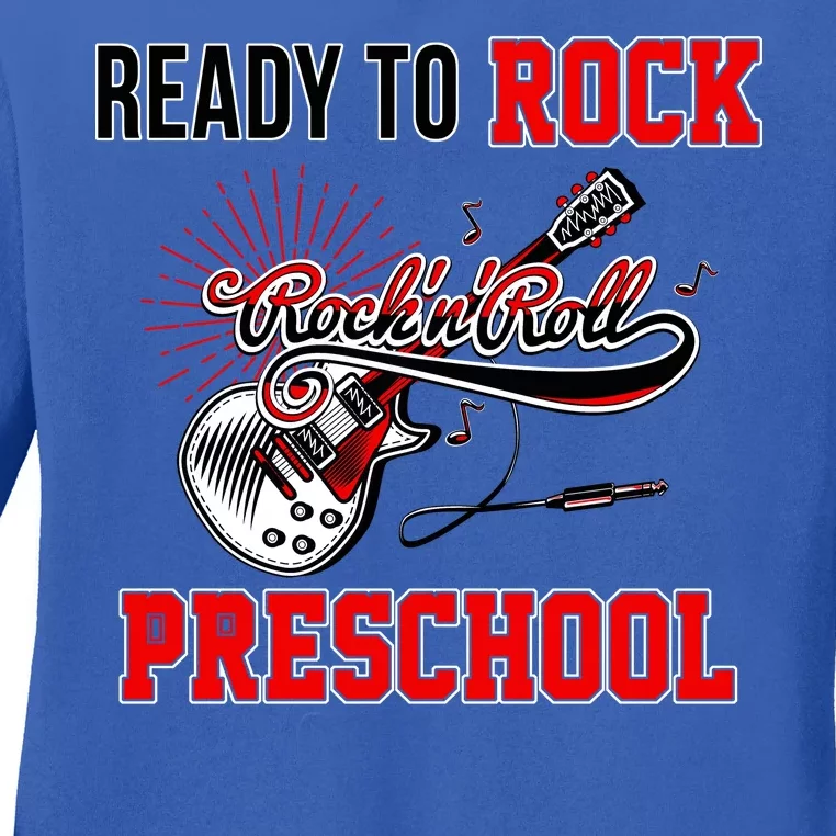 Ready To Rock Preschool Ladies Long Sleeve Shirt