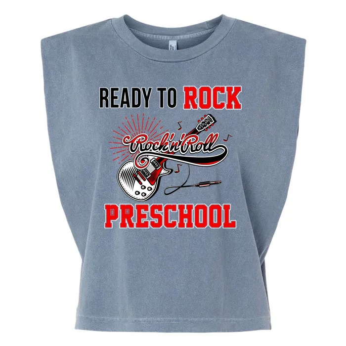 Ready To Rock Preschool Garment-Dyed Women's Muscle Tee