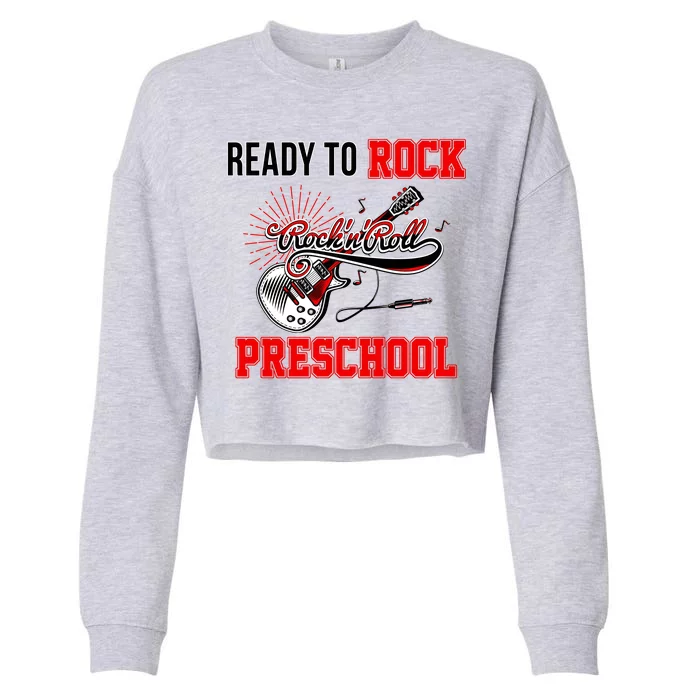 Ready To Rock Preschool Cropped Pullover Crew