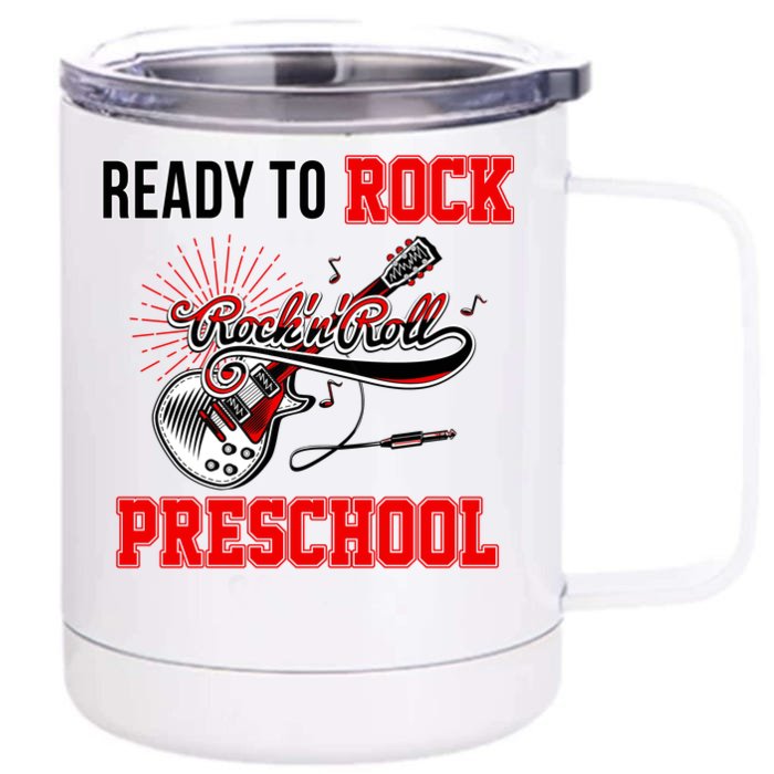 Ready To Rock Preschool Front & Back 12oz Stainless Steel Tumbler Cup