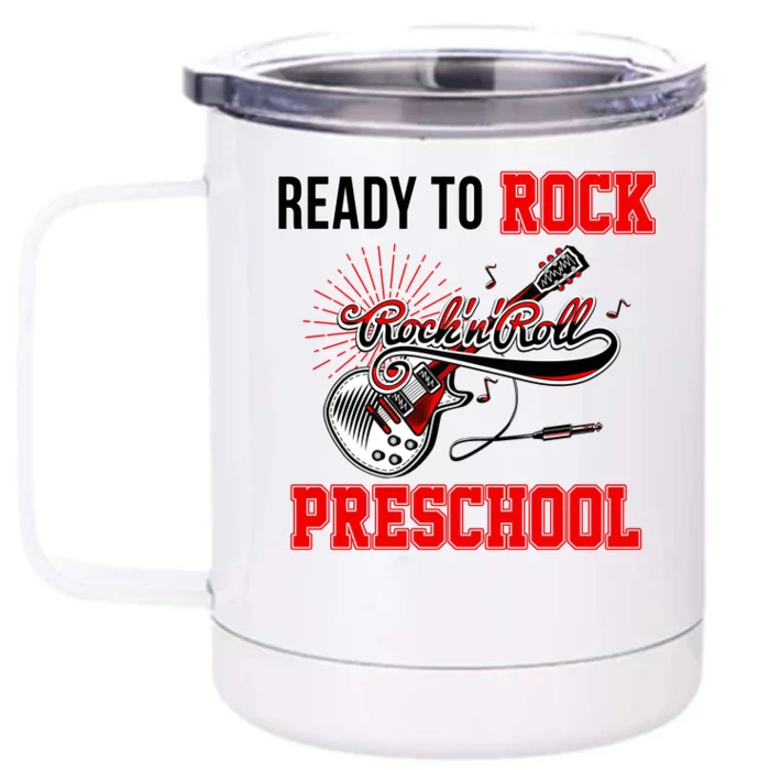 Ready To Rock Preschool Front & Back 12oz Stainless Steel Tumbler Cup