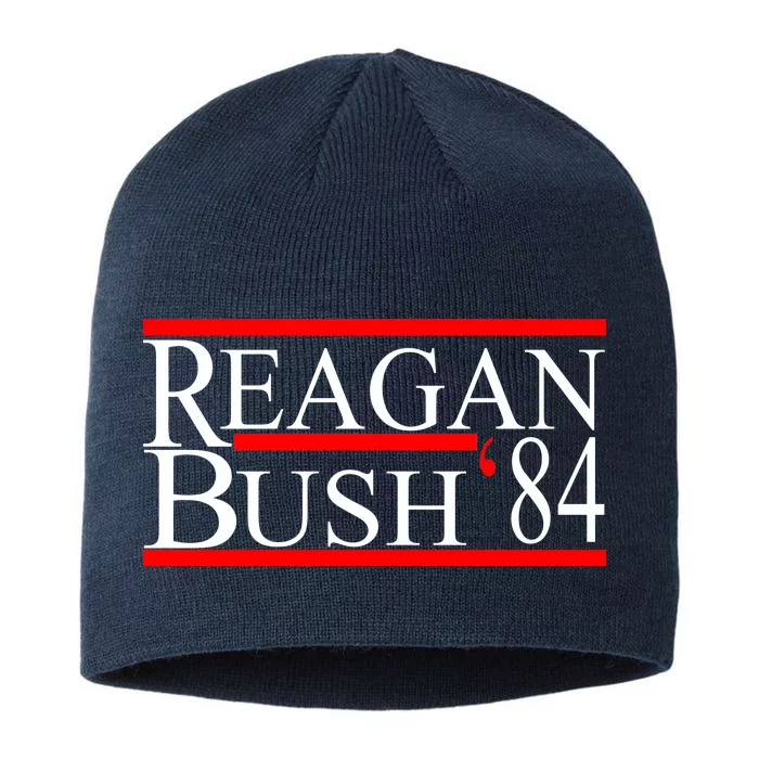 Reagan Bush 84 Retro USA Election 8 1/2in Sustainable Knit Beanie