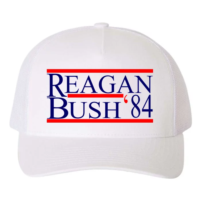 Reagan Bush 84 Retro USA Election Yupoong Adult 5-Panel Trucker Hat