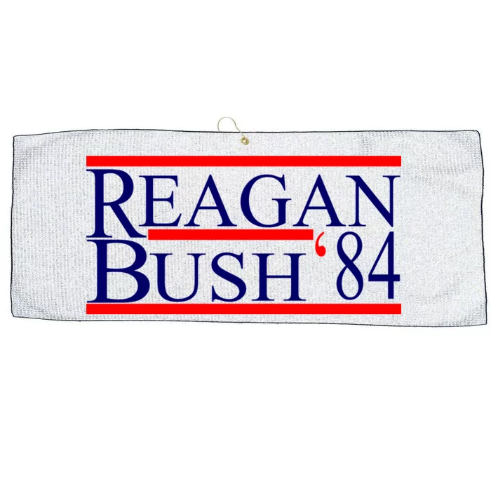 Reagan Bush 84 Retro USA Election Large Microfiber Waffle Golf Towel