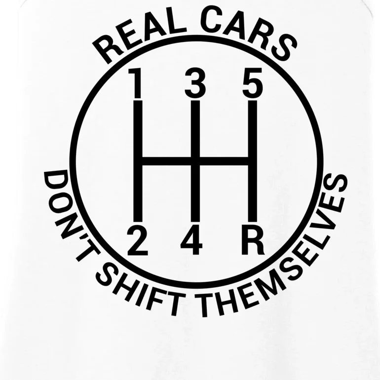 Real Cars Don't Shift Themselves Ladies Essential Tank