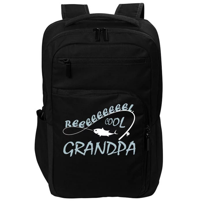 Real Cool Fishing Grandpa Impact Tech Backpack