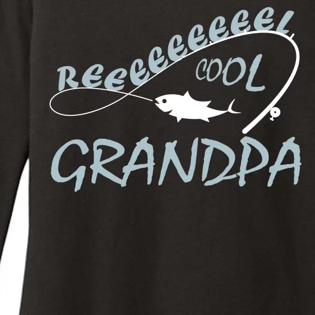 Real Cool Fishing Grandpa Womens CVC Long Sleeve Shirt