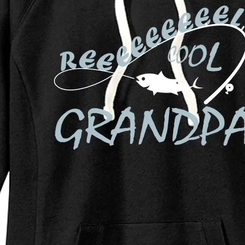 Real Cool Fishing Grandpa Women's Fleece Hoodie