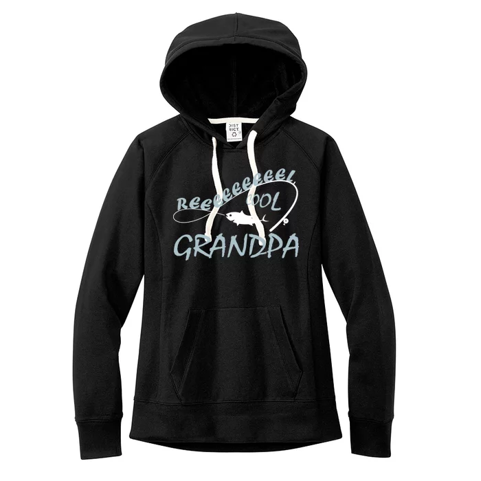 Real Cool Fishing Grandpa Women's Fleece Hoodie