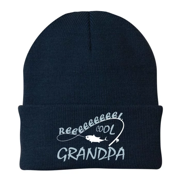 Real Cool Fishing Grandpa Knit Cap Winter Beanie