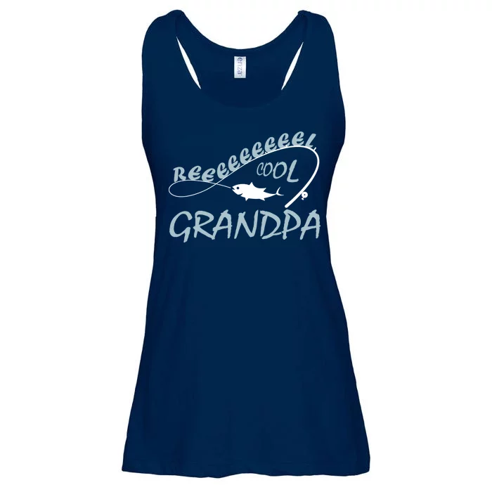 Real Cool Fishing Grandpa Ladies Essential Flowy Tank