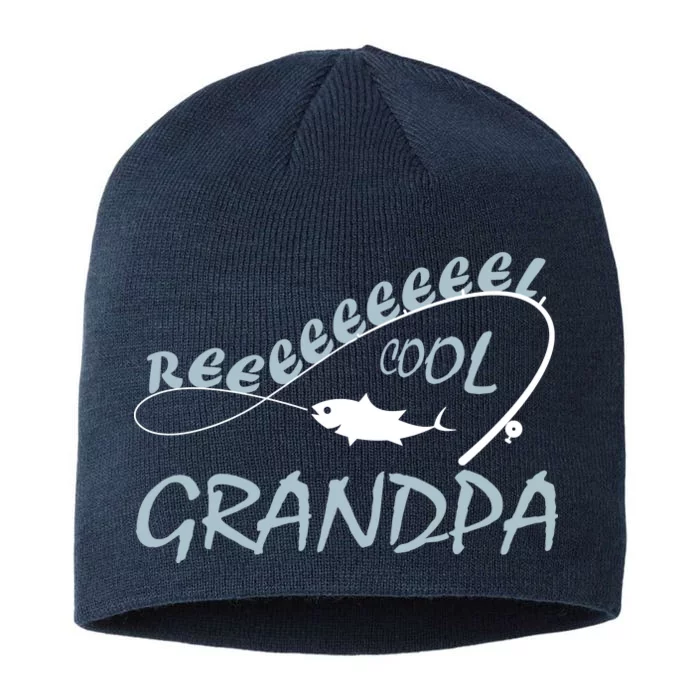 Real Cool Fishing Grandpa 8 1/2in Sustainable Knit Beanie