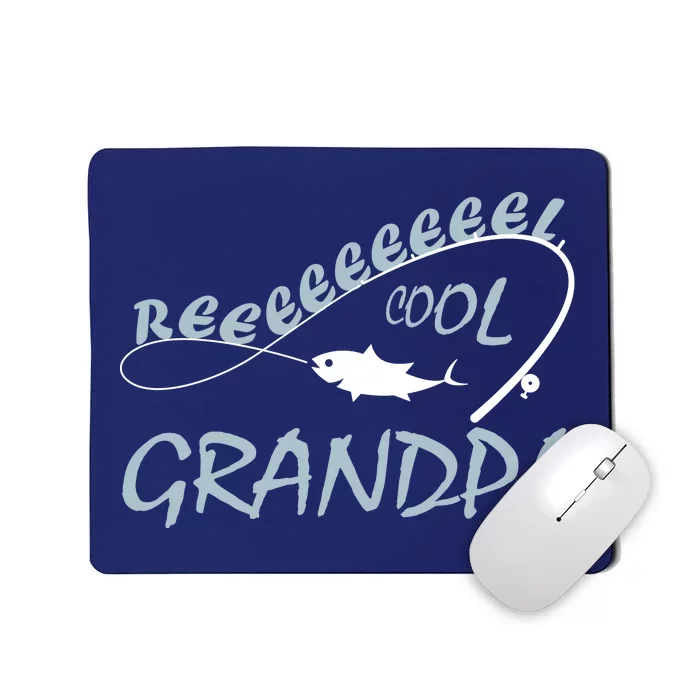 Real Cool Fishing Grandpa Mousepad