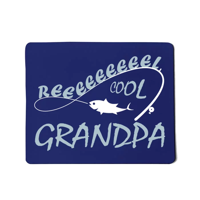 Real Cool Fishing Grandpa Mousepad